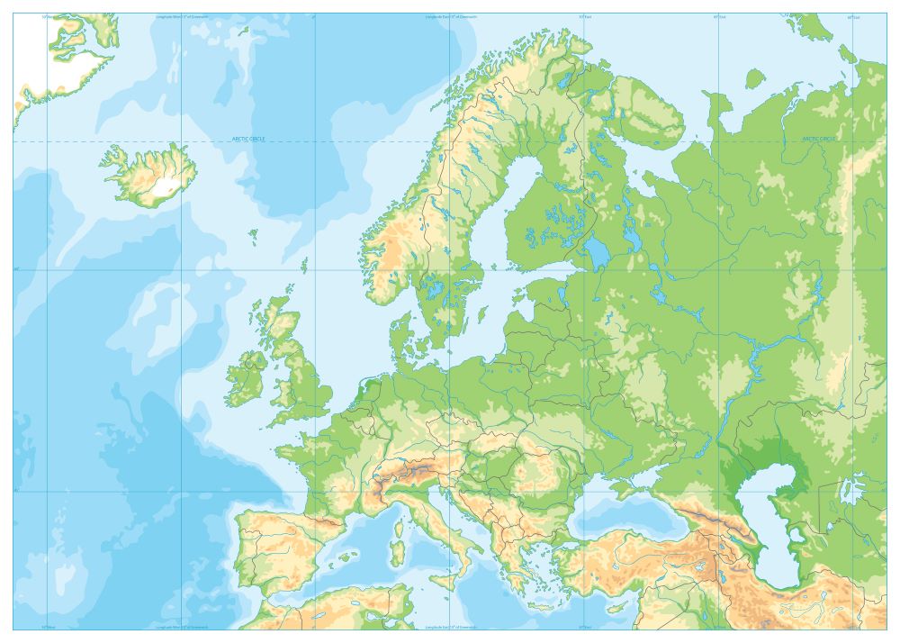 Europas Hav Läromedel Till Lektion I Geografi åk 456