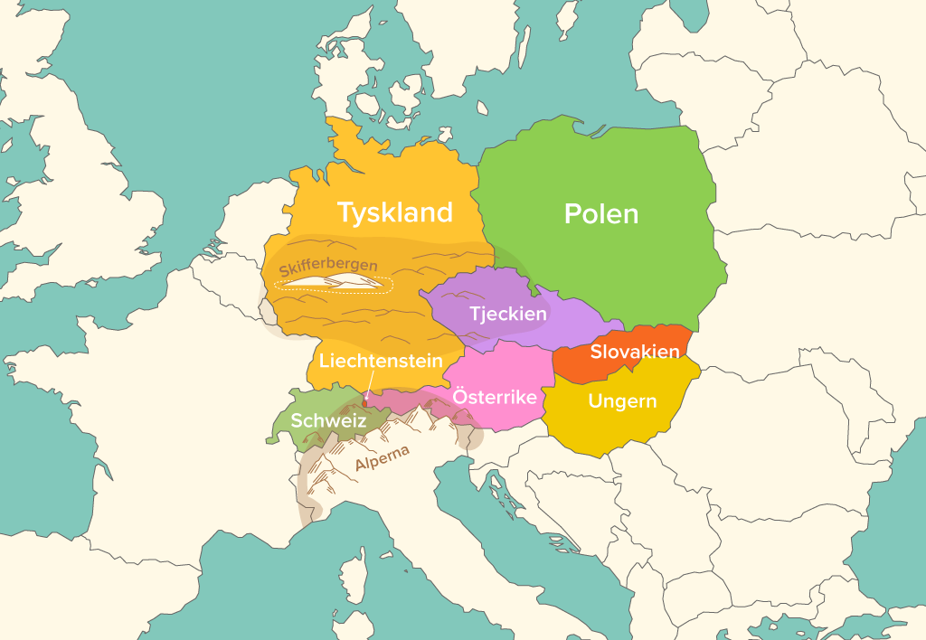 Centraleuropa – läromedel i geografi åk 4,5,6